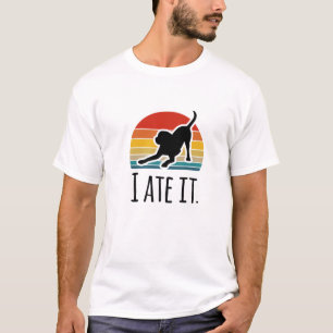 Funny Dog Tees Black Lab "I Ate It" Dog Mom And Do