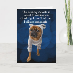 Funny dog thought from the pug card