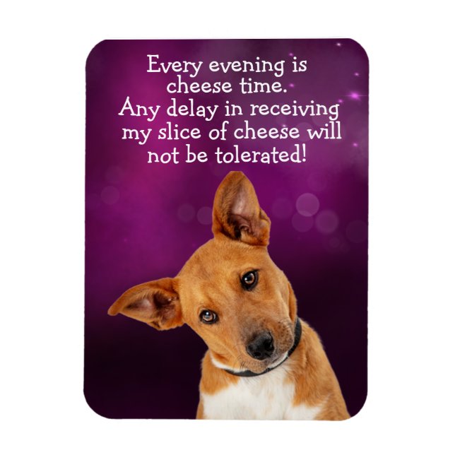 Funny dog thought  magnet (Vertical)
