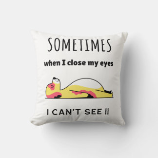 Funny dog throw pillow