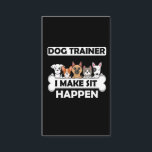 Funny Dog Trainer Humour Puppy Education Business Card<br><div class="desc">Funny Dog Trainer Humour Puppy Education. Witty Dog Training Quote for Pet Lover.</div>