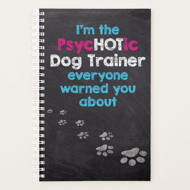 Funny Dog Trainer Planner (Front)