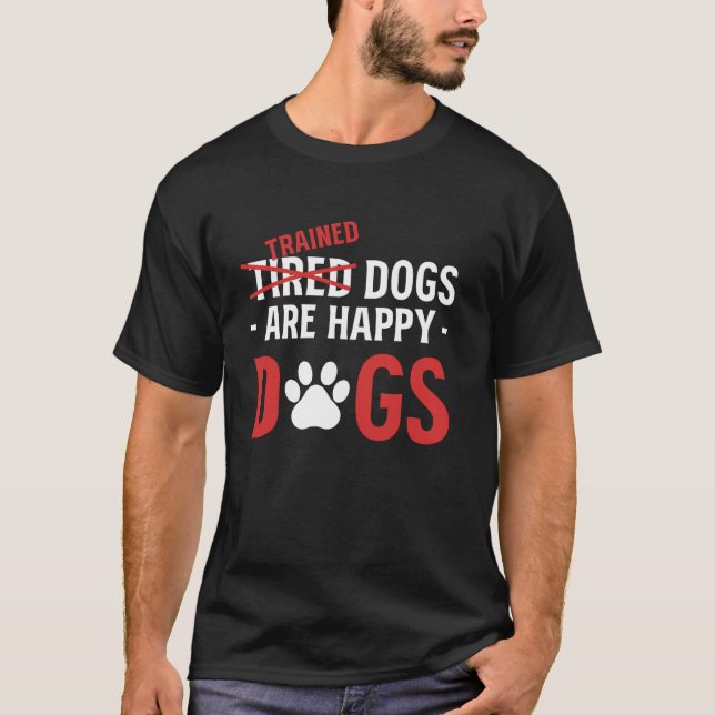 Funny Dog Trainer Service Dog Trainer T-Shirt (Front)