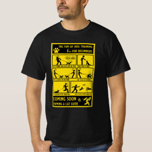 Funny Dog Training Instruction Manual T-Shirt
