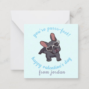 funny dog  valentine's day  note card