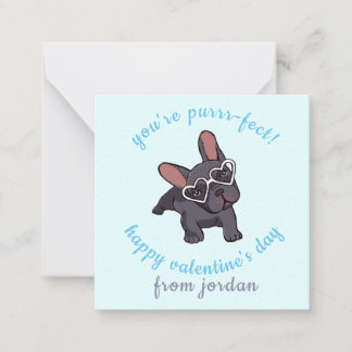 funny dog valentine's day note card