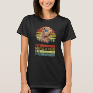 Funny Dog Vintage Best Chesapeake Bay Retriever Da T-Shirt