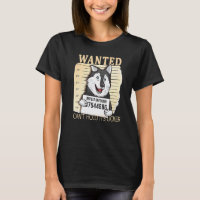 Funny Dog Wanted Poster Cant Hold Its Licker Husky