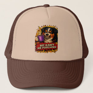 Funny Dog Women's T-Shirt - Don't Approach Without Trucker Hat