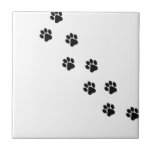 Funny dog's paw  print tile<br><div class="desc">Funny dog's paw  print</div>