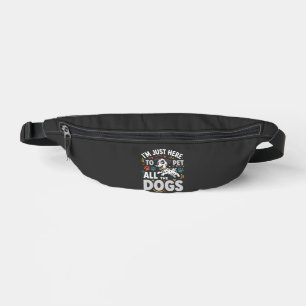 Funny Dogs Pet Lover Vector Fanny Pack
