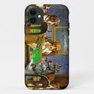 Funny Dogs Playing Poker Case