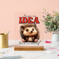 Funny doing hedgehog word art