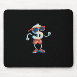 Funny Dollar Vacation Costume For Cash And Money L Mouse Pad