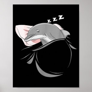 Funny Dolphin Merch For Women, Men & Kids Dolp Poster