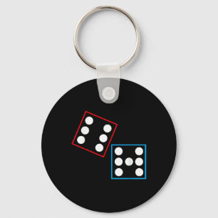 Funny Domino Six Seven Meme 67 Dominos Math Lover  Keychain
