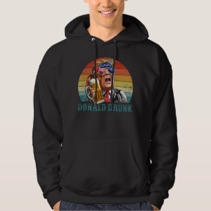 Funny Donald Drunk Shirt, USA Gift, 4th Of July Te Hoodie