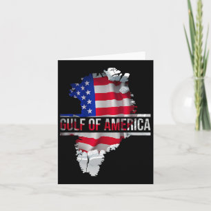 Funny Donald Trump American Flag Canada Greenland  Card