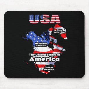 Funny Donald Trump American Flag Canada Greenland Mouse Pad