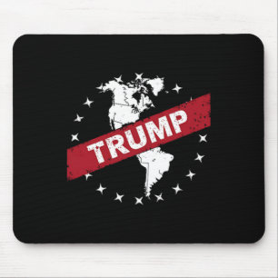 Funny Donald Trump American Flag Canada Greenland Mouse Pad