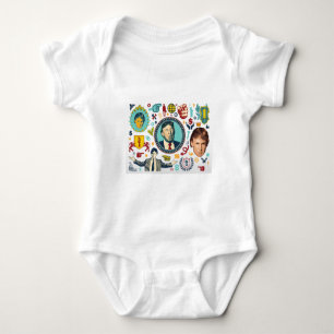 funny donald trump baby bodysuit