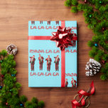 Funny Donald Trump Christmas MAGA-La-La-La Wrapping Paper<br><div class="desc">**Product Description:** This holiday season, brighten up your celebrations with our hilarious Donald Trump Christmas product! It’s the ultimate way to add a touch of humour and festive flair to your gatherings. Picture this: friends and family are gathered around, the holiday spirit is in the air, and then you unveil...</div>