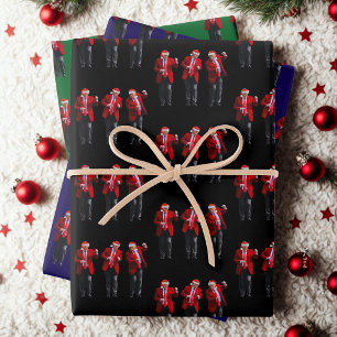 Funny Donald Trump Dancing President Christmas Wrapping Paper Sheet