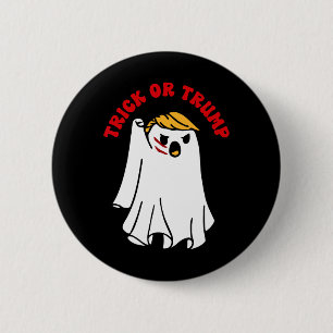Funny Donald Trump Ghost Fight Fist Trick Or Trump 2 Inch Round Button