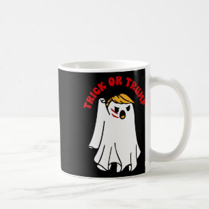 Funny Donald Trump Ghost Fight Fist Trick Or Trump Coffee Mug