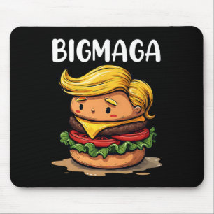 Funny Donald Trump Making French Fries Hamburger B Mouse Pad