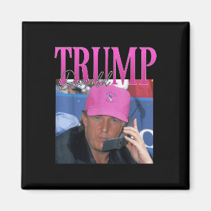 Funny Donald Trump Miss Me Yet Y2k Vintage 90s Magnet