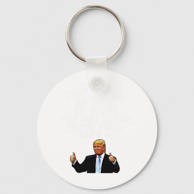 Funny Donald Trump Mother39s Day Gag Gift Conserva Keychain (Front)