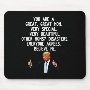 Funny Donald Trump Mother39s Day Gag Gift Conserva Mouse Pad