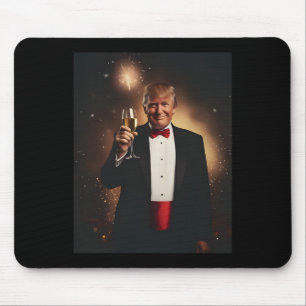 Funny Donald Trump Nye 2025 Party Make New Year Gr Mouse Pad