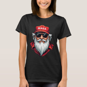 Funny Donald Trump Santa Claus Mega Christmas Holi T-Shirt
