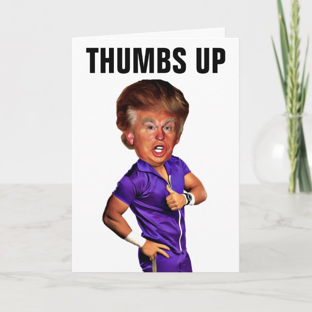 FUNNY DONALD TRUMP WEDDING CONGRATULATIONS CARDS (Front)