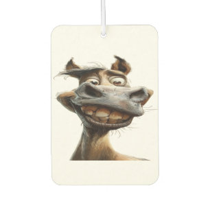 Funny donkey art design air freshener