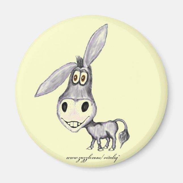Funny donkey magnet (Front)