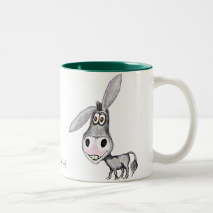 Funny donkey mug design