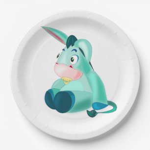 Funny Donkey Paper Plates