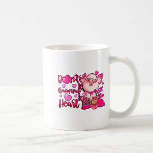 Funny Dont Bacon My Heart Cute G Valentines Da  Coffee Mug