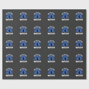 Funny Don't Be a Basic Witch Halloween Design Wrapping Paper