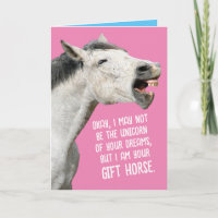Funny Don't Look a Gift Horse In The Mouth