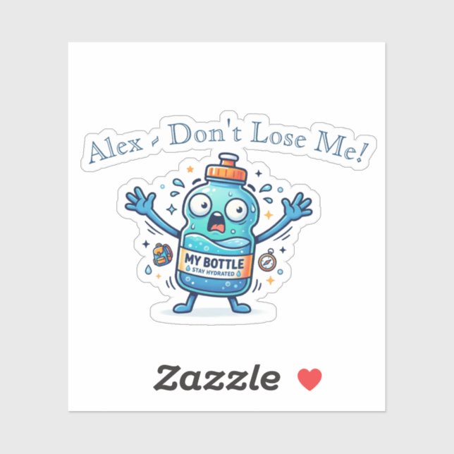 Funny "Don't Lose Me" Personalized Name School  (Sheet)