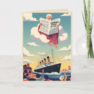 Funny don't mess with God greeting card