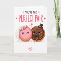 Funny Donut Wedding Card – Cute Food