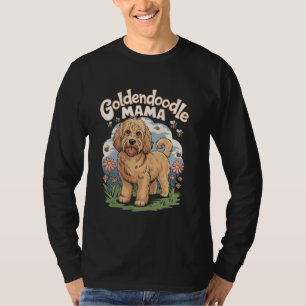 Funny Doodle Mama For A Goldendoodle Mom Golden Do T-Shirt