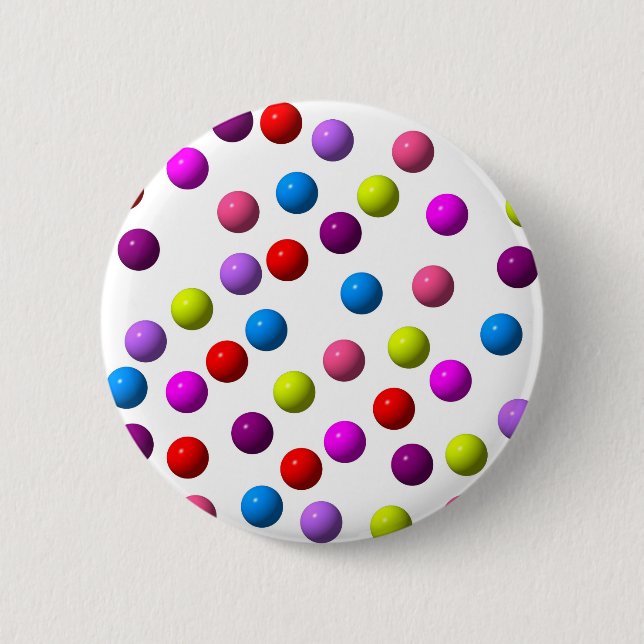 Funny Dots 2 Inch Round Button (Front)