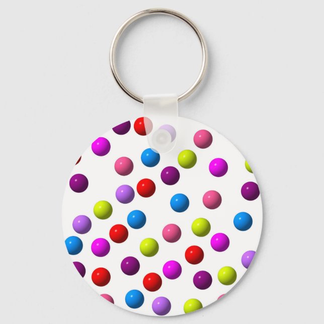 Funny Dots Keychain (Front)