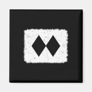 Funny Double Black Diamonds Ski Snowboard Skiing S Magnet